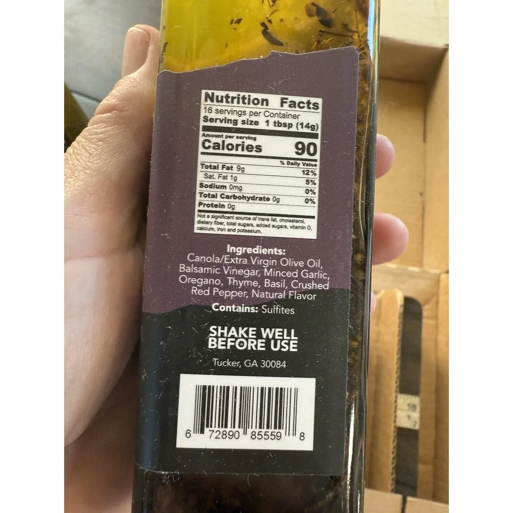 Benissimo Herb Infused Cooking Oil Chef Pack, All Natural Gourmet Set NIB